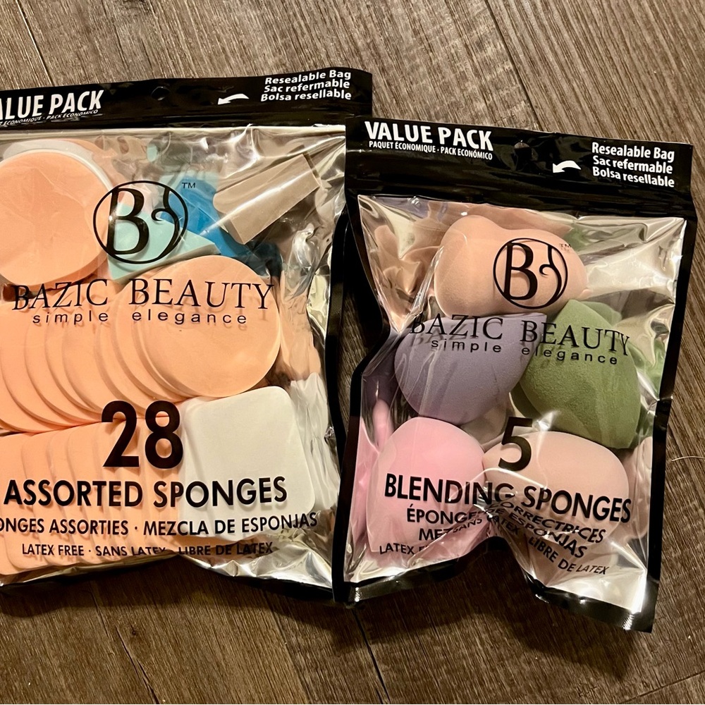 Bazic Beauty Assorted and Blending Sponges